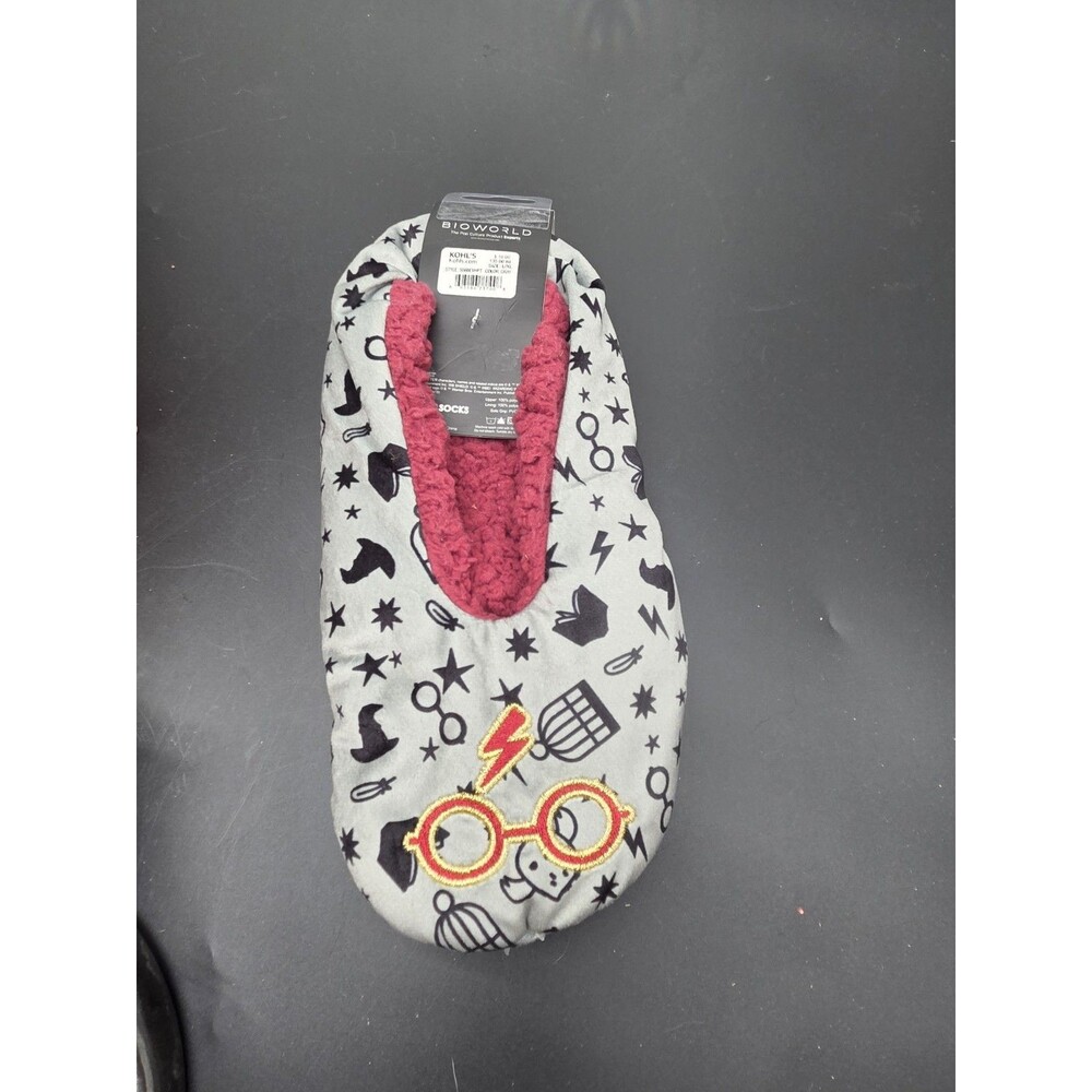 Bioworld Harry Potter Slipper Socks Size L XL